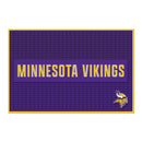 Minnesota Vikings Large 12" X 18" Molded PVC Bar Mat