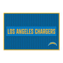 Los Angeles Chargers Large 12" X 18" Molded PVC Bar Mat
