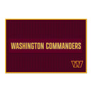 Washington Commanders Large 12" X 18" Molded PVC Bar Mat