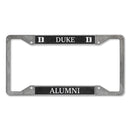 Duke Blue Devils Alumni 4-Corner Pewter Style License Plate Frame