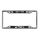 New York Giants 4-Corner Pewter Style License Plate Frame