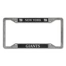New York Giants 4-Corner Pewter Style License Plate Frame