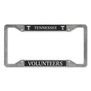 Tennessee Volunteers 4-Corner Pewter Style License Plate Frame
