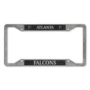Atlanta Falcons 4-Corner Pewter Style License Plate Frame