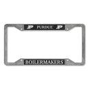 Purdue Boilermakers 4-Corner Pewter Style License Plate Frame