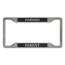 Harvard Crimson Parent 4-Corner Pewter Style License Plate Frame