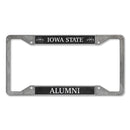 Iowa State Cyclones Alumni 4-Corner Pewter Style License Plate Frame