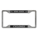Iowa State Cyclones 4-Corner Pewter Style License Plate Frame
