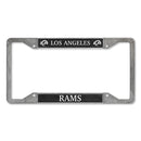 Los Angeles Rams 4-Corner Pewter Style License Plate Frame