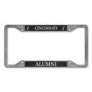Cincinnati University Alumni 4 Corner Pewter Style License Plate Frame