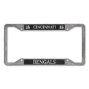 Cincinnati Bengals 4-Corner Pewter Style License Plate Frame
