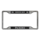 Green Bay Packers 4-Corner Pewter Style License Plate Frame