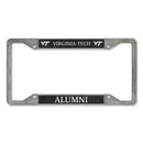Virginia Tech Hokies Alumni 4-Corner Pewter Style License Plate Frame