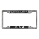 George Mason Alumni Design 4 Corner Pewter Style License Plate Frame