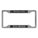 Arizona State Sun Devils 4-Corner Pewter Style License Plate Frame