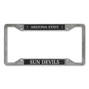 Arizona State Sun Devils 4-Corner Pewter Style License Plate Frame