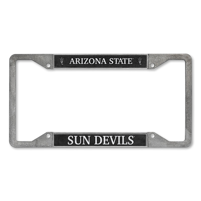 Arizona State Sun Devils 4-Corner Pewter Style License Plate Frame
