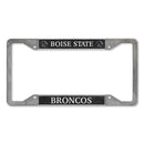 Boise State Broncos Pewter Style License Plate Frame (4-Corner)