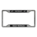 Detroit Red Wings 4-Corner Pewter Style License Plate Frame