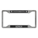 Sacramento Kings 4-Corner Pewter Style License Plate Frame