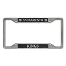 Sacramento Kings 4-Corner Pewter Style License Plate Frame