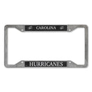 Carolina Hurricanes 4-Corner Pewter Style License Plate Frame