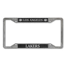 Los Angeles Lakers 4-Corner Pewter Style License Plate Frame