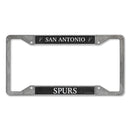San Antonio Spurs 4-Corner Pewter Style License Plate Frame