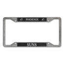 Phoenix Suns 4-Corner Pewter Style License Plate Frame