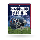 NFL Tennessee Titans 8.5" x 11" Metal Parking Sign - Great for Man Cave, Bed Room, Office, Home Décor By Rico Industries