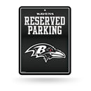 Ravens - Carbon Fiber Design - Metal Parking Sign