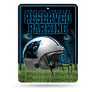 NFL Carolina Panthers 8.5" x 11" Metal Parking Sign - Great for Man Cave, Bed Room, Office, Home Décor By Rico Industries