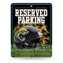 NFL Jacksonville Jaguars 8.5" x 11" Metal Parking Sign - Great for Man Cave, Bed Room, Office, Home Décor By Rico Industries
