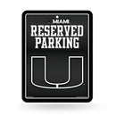 Miami University Carbon Fiber Design Metal Parking Sign