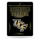 NCAA Central Florida Knights 8.5" x 11" Metal Parking Sign - Great for Man Cave, Bed Room, Office, Home Décor By Rico Industries