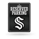 Seattle Kraken - Carbon Fiber Design - Parking Sign (Metal)