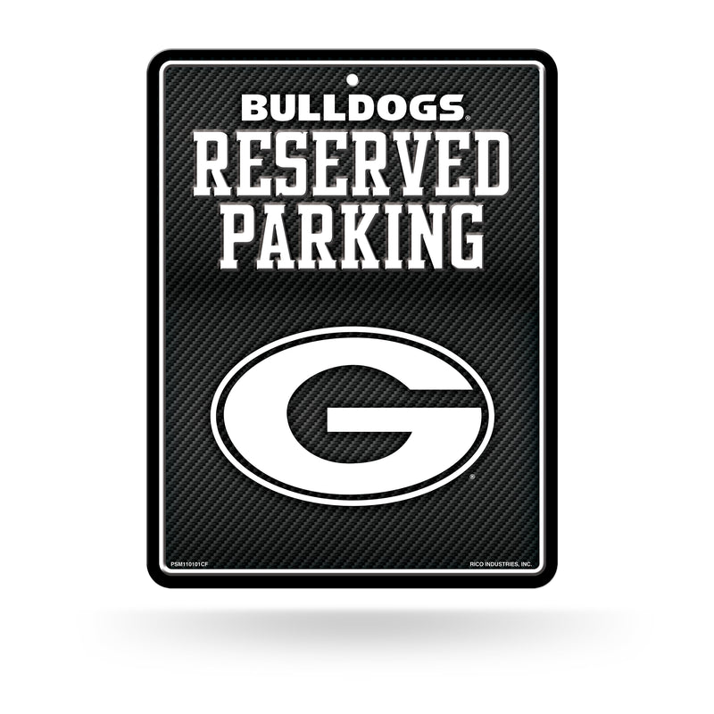 Georgia University - Carbon Fiber Design - Metal Parking Sign