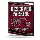 NCAA South Carolina Gamecocks 8.5" x 11" Metal Parking Sign - Great for Man Cave, Bed Room, Office, Home Décor By Rico Industries