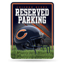 NFL Chicago Bears 8.5" x 11" Metal Parking Sign - Great for Man Cave, Bed Room, Office, Home Décor By Rico Industries