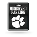 Clemson - Carbon Fiber Design - Metal Parking Sign