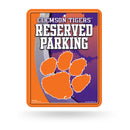 NCAA Clemson Tigers 8.5" x 11" Metal Parking Sign - Great for Man Cave, Bed Room, Office, Home Décor By Rico Industries