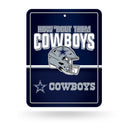 Cowboys Team Slogan Metal Parking Sign - How 'Bout Them Cowboys