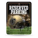 NFL New Orleans Saints 8.5" x 11" Metal Parking Sign - Great for Man Cave, Bed Room, Office, Home Décor By Rico Industries