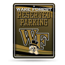 NCAA Wake Forest Demon Deacons 8.5" x 11" Metal Parking Sign - Great for Man Cave, Bed Room, Office, Home Décor By Rico Industries