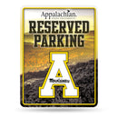 NCAA Appalachian State Mountaineers 8.5" x 11" Metal Parking Sign - Great for Man Cave, Bed Room, Office, Home Décor By Rico Industries