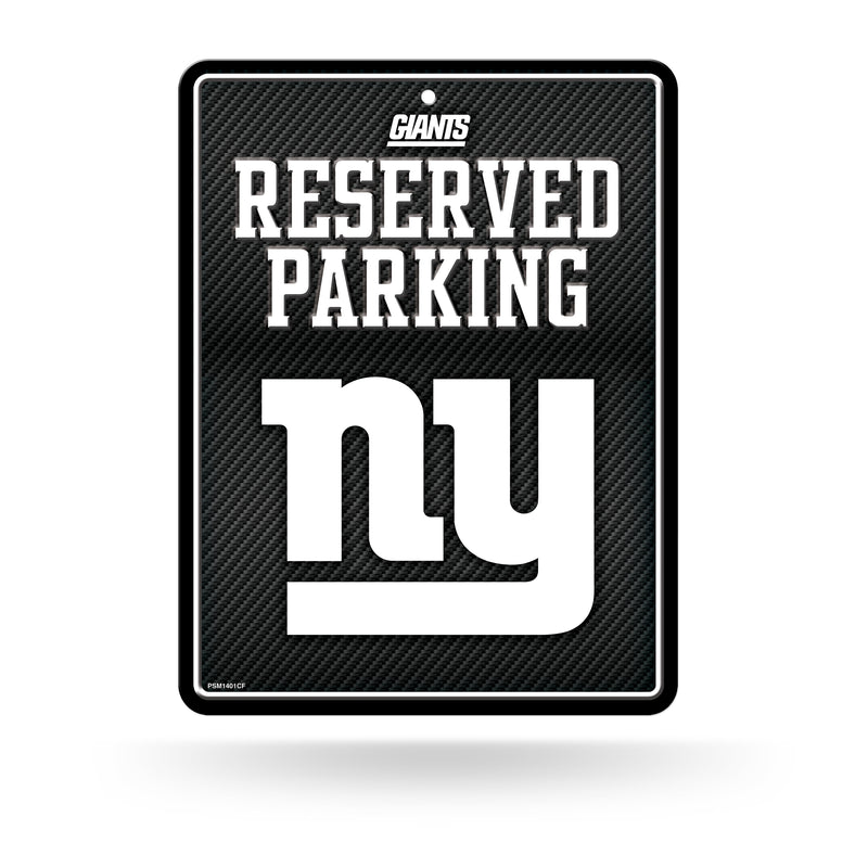 Giants - Ny - Carbon Fiber Design - Metal Parking Sign