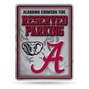 NCAA Alabama Crimson Tide 8.5" x 11" Metal Parking Sign - Great for Man Cave, Bed Room, Office, Home Décor By Rico Industries