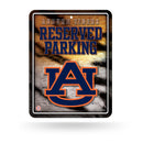 NCAA Auburn Tigers 8.5" x 11" Metal Parking Sign - Great for Man Cave, Bed Room, Office, Home Décor By Rico Industries