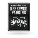 Mississippi State - Carbon Fiber Design - Metal Parking Sign