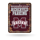 NCAA Mississippi State Bulldogs 8.5" x 11" Metal Parking Sign - Great for Man Cave, Bed Room, Office, Home Décor By Rico Industries